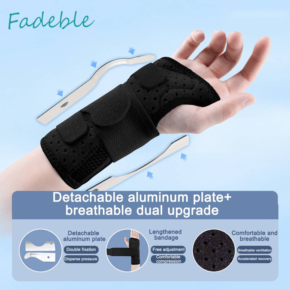 1 Đai Quấn Bảo Vệ Cổ Tay Bằng Nilon Và Nhôm Điều Chỉnh Được Tiện Dụng