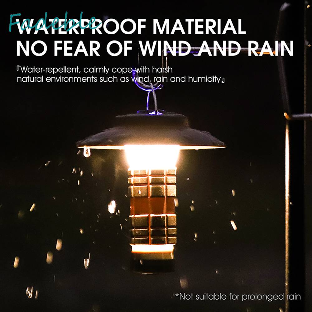 Đèn Pin Sạc USB Mini 2200mAh Mang Đi Cắm Trại Tiện Dụng