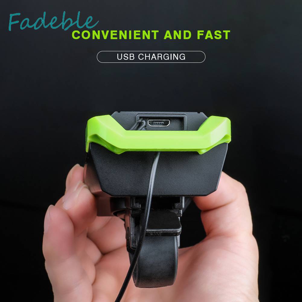 Đèn Pin Cảm Ứng Gắn Tay Lái Xe Đạp 120dB 4000mAh