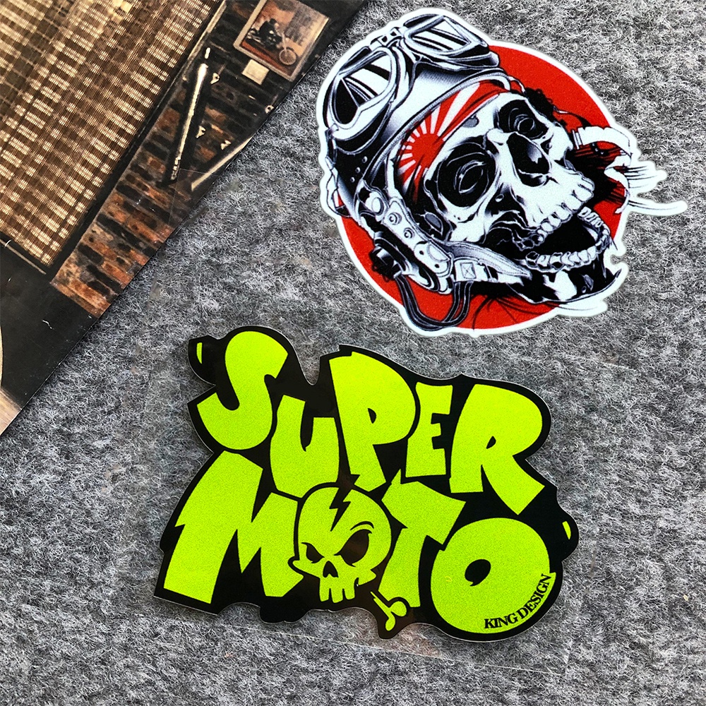 Miếng Dán Phản Quang Thái Lan Trang Trí Thân Xe Mô Tô Honda 125 Click125 Click125I Click150 Click150I Click V2 Vario CB110 Xrm