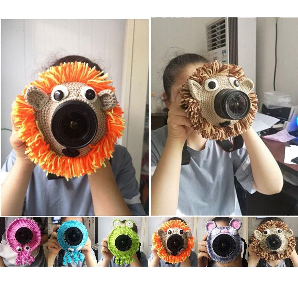 BTLIMER Vòng Dệt Kim Bảo Vệ Ống Kính Máy Ảnh Họa Tiết Hoạt Hình Cho Bé / Trẻ Em / Thú Cưng