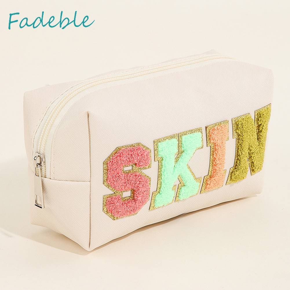 Túi Đựng Mỹ Phẩm Da PU Sức Chứa Lớn Tiện Dụng Cho Nữ