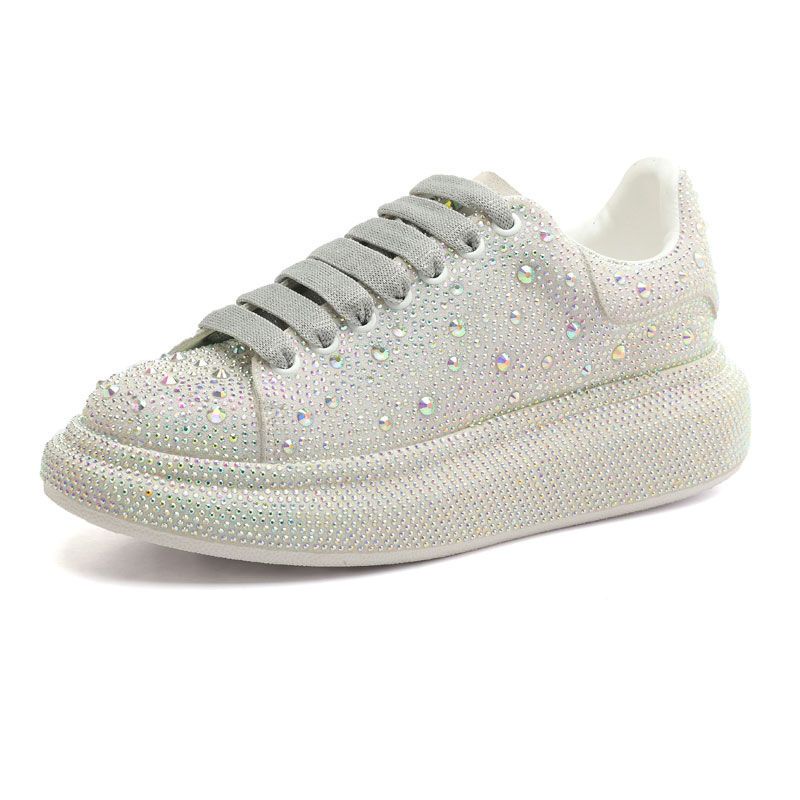 Giày Thể Thao Đế Dày Đính Kim Cương Giả Dễ Phối Đồ Thời Trang Châu Âu 2023