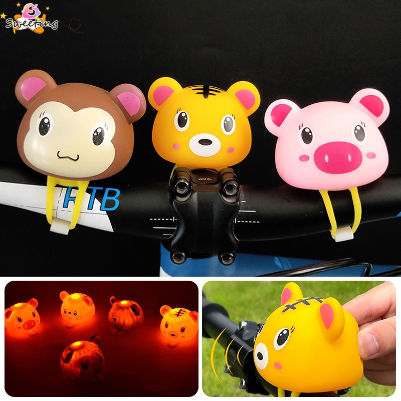 Đèn Trang Trí Xe Đạp Hình Động Vật Dễ Thương