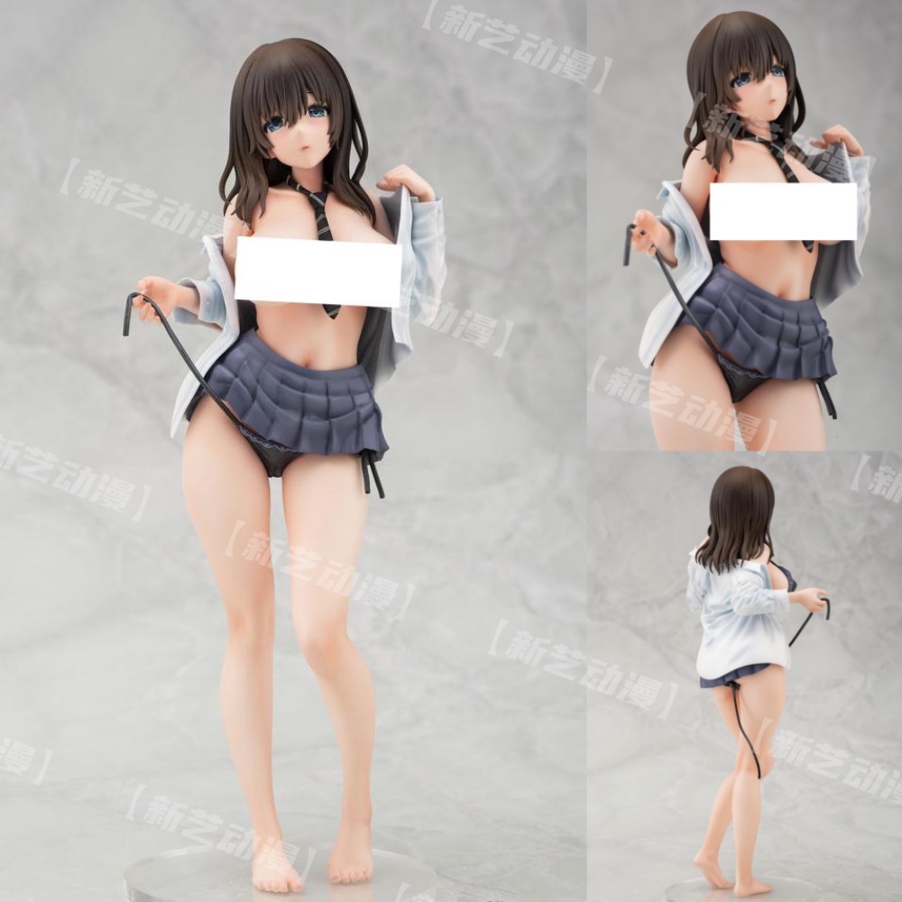 Mô Hình Nhân Vật Nữ Anime Motaro Hai Chiều Màu Đen Để Bàn Trang Trí