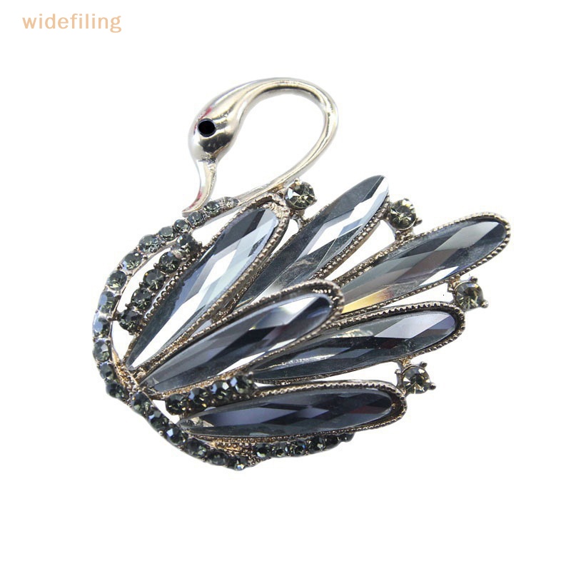 Trâm Cài Áo Hình Thiên Nga Đính Đá Zircon Thời Trang Dành Cho Nữ