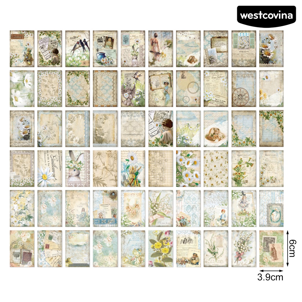 [WSTN]✎Sách Chắp Vá Họa Tiết Hoa Cổ Điển Giàu Có Thân Thiện Với Môi Trường