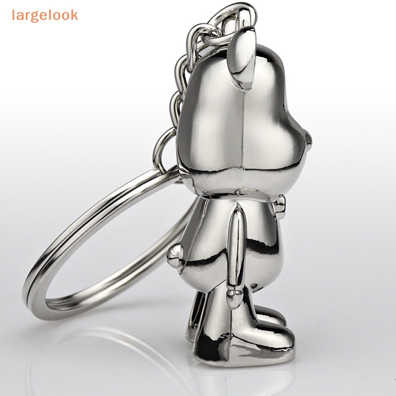 Móc Khóa Kim Loại Hình Gấu Hoạt Hình Sáng Tạo