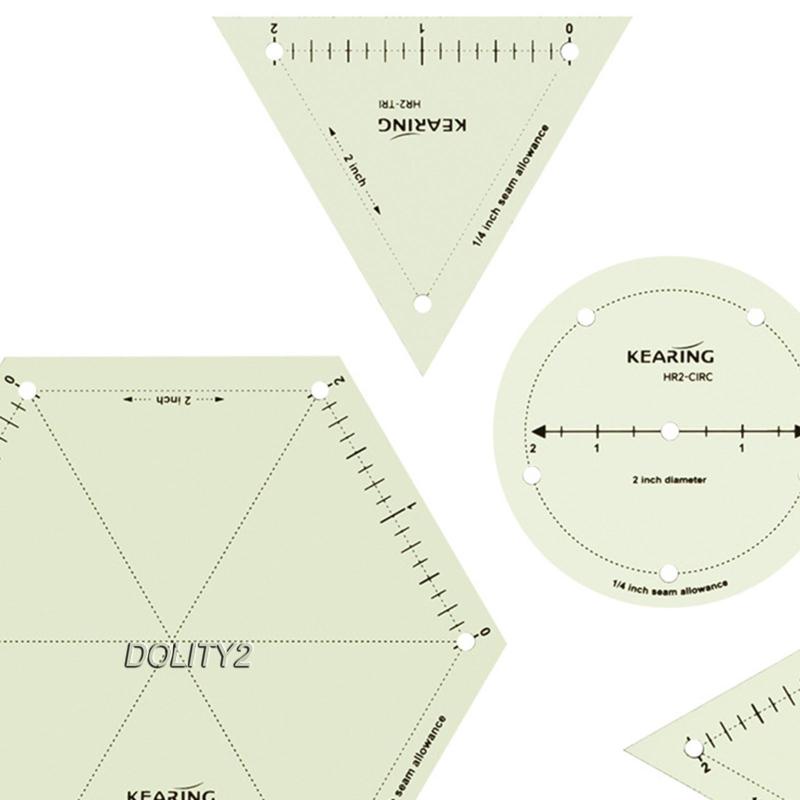 Set 5 Thước Ủi Đồ Thủ Công Chống Trượt Nhiều Hình Dạng