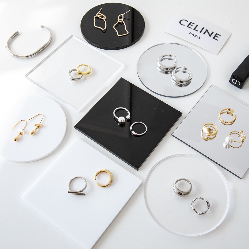 Bộ Tấm Phông Nền Acrylic Tráng Gương Phản Quang Dùng Làm Đạo Cụ Chụp Ảnh