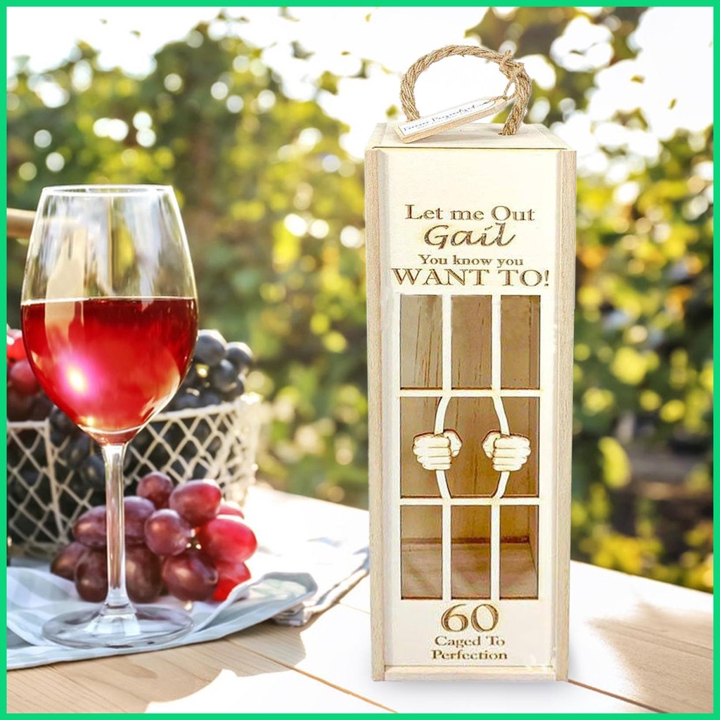 Hộp Quà Tặng Bảo Vệ Chai Nước Uống Có Tay Cầm Họa Tiết Lưới Nhỏ Gọn Thích Hợp Làm Quà Sinh Nhật Jwvn