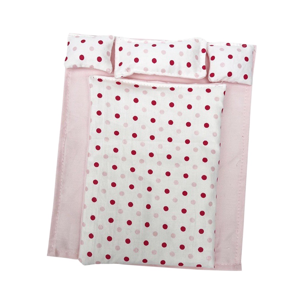 Giường Ngủ Mini Tỉ Lệ 1: 12 Kích Thước 6 inch Trang Trí Nhà Búp Bê