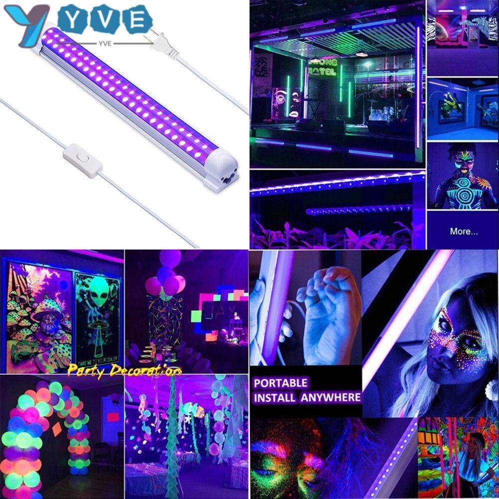 YVE Đèn LED Sân Khấu Ánh Sáng Đen Có Cổng Sạc USB