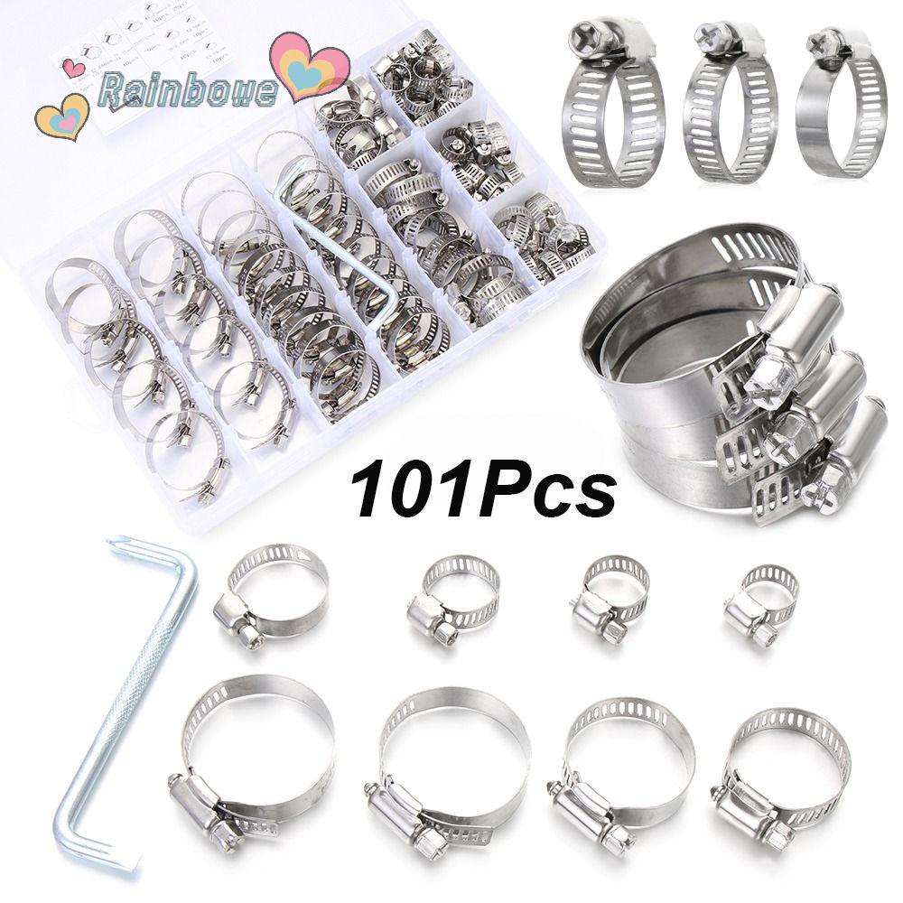RAINBOW Hộp 101 Kẹp Sửa Chữa Ống Nước Hình Chữ T Tiện Dụng