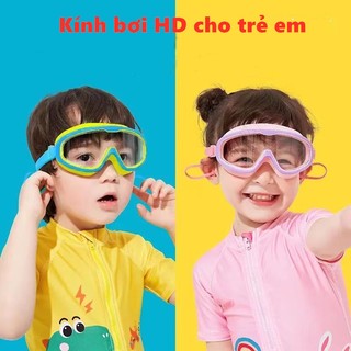 Kính Bơi Chống Sương Mù Chống Thấm Nước Góc Rộng 3-12 Chuyên Dụng Cho Bé