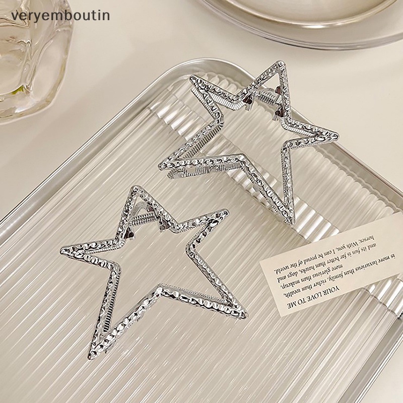 Kẹp Tóc Kim Loại Hình Ngôi Sao Năm Cánh Trái Tim Nhỏ Xinh Xắn