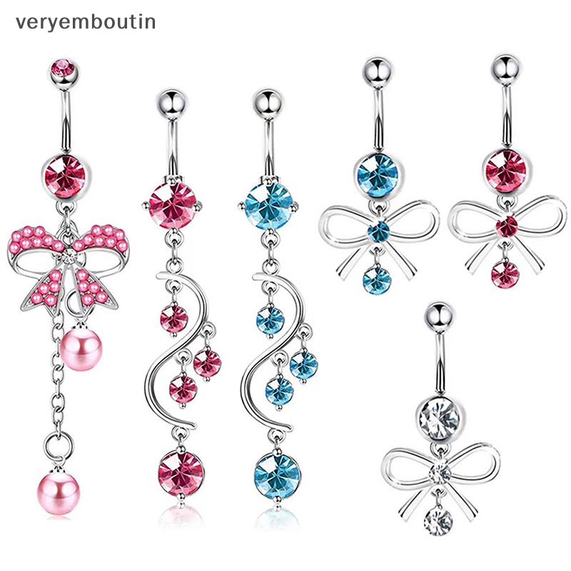 Khuyên Rốn Hình Bướm Bằng Thép Không Gỉ Thời Trang Cho Nữ