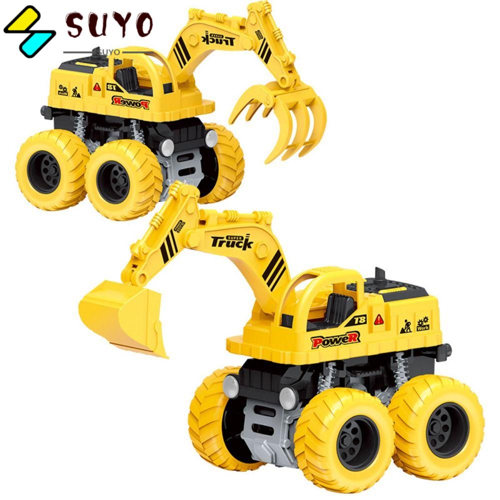 SUYO Mô Hình Đồ Chơi Xe Công Trường Độc Đáo Cho Bé