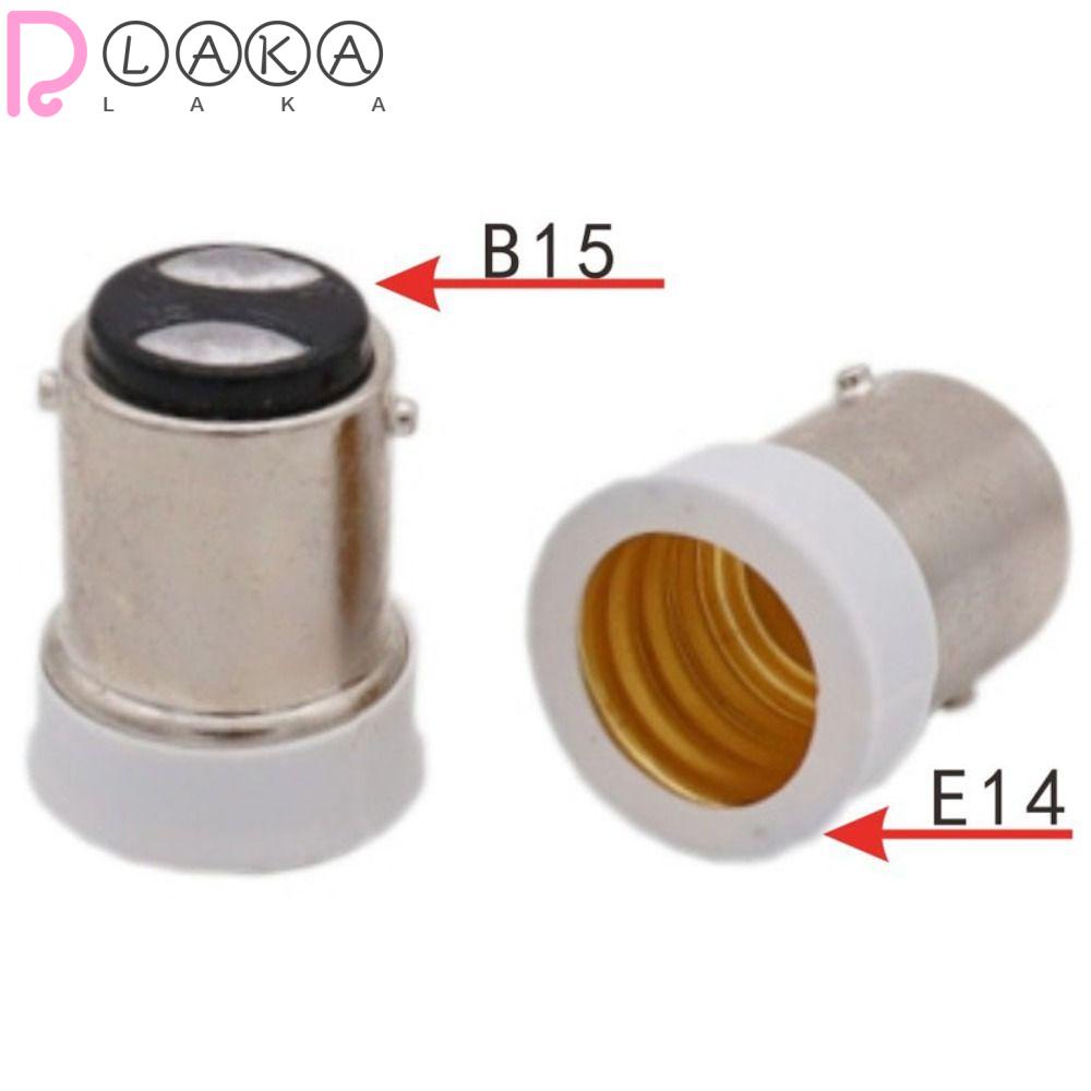 LAKAMIER Chuôi Đèn Chuyển Đổi B15 Sang E12 Dành Cho Bóng Đèn LED Tiết Kiệm Điện