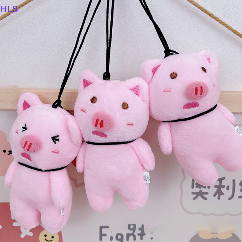 Móc Khóa Hình Heo Nhồi Bông Mềm Mại Đáng Yêu