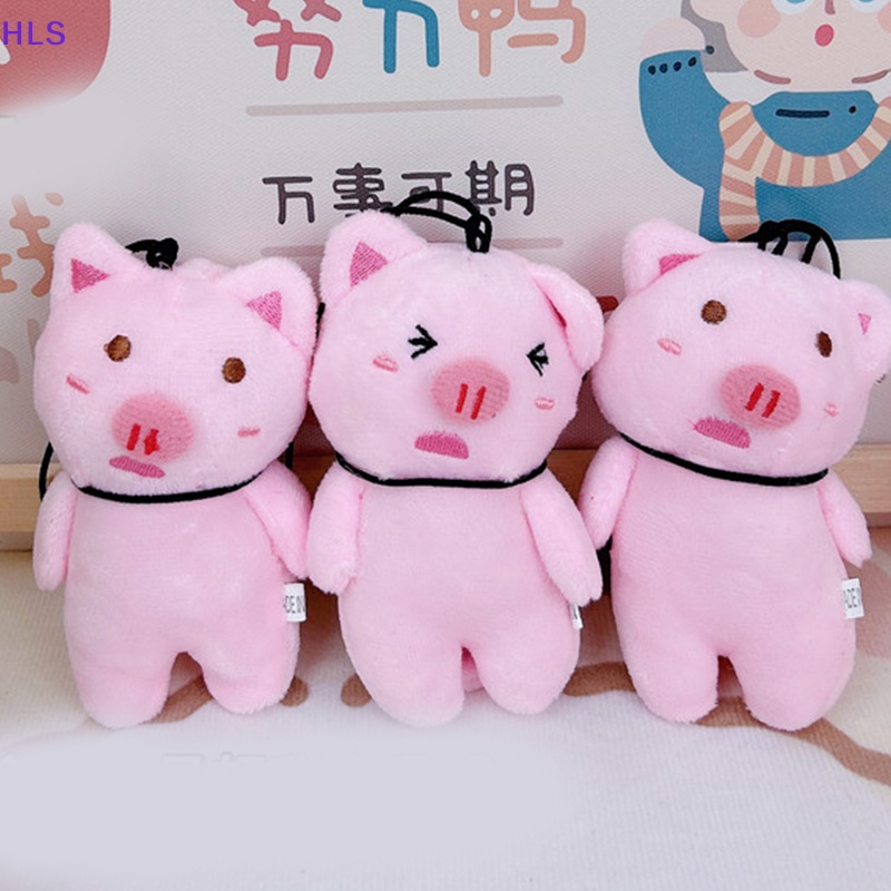 Móc Khóa Hình Heo Nhồi Bông Mềm Mại Đáng Yêu