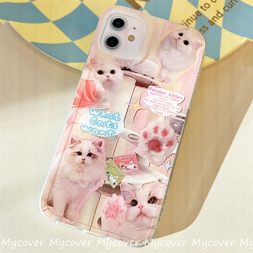 Ốp Điện Thoại Silicone Mềm Chống Sốc In Hình Mèo Ragdoll Cho iPhone 11 12 13 14 Pro Max X Xr Xs 8 7 6 Plus SE 2020