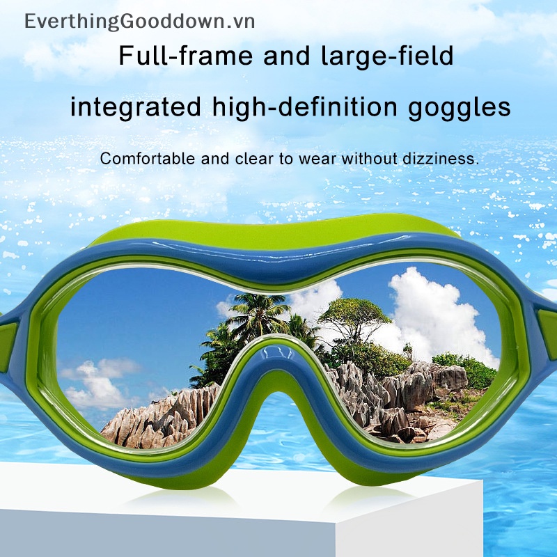 Everthinggooddown 1 Kính Bơi Chuyên Nghiệp Bằng Silicon Chống Xốp Chống Chảy Xệ Cho Người Lớn vn