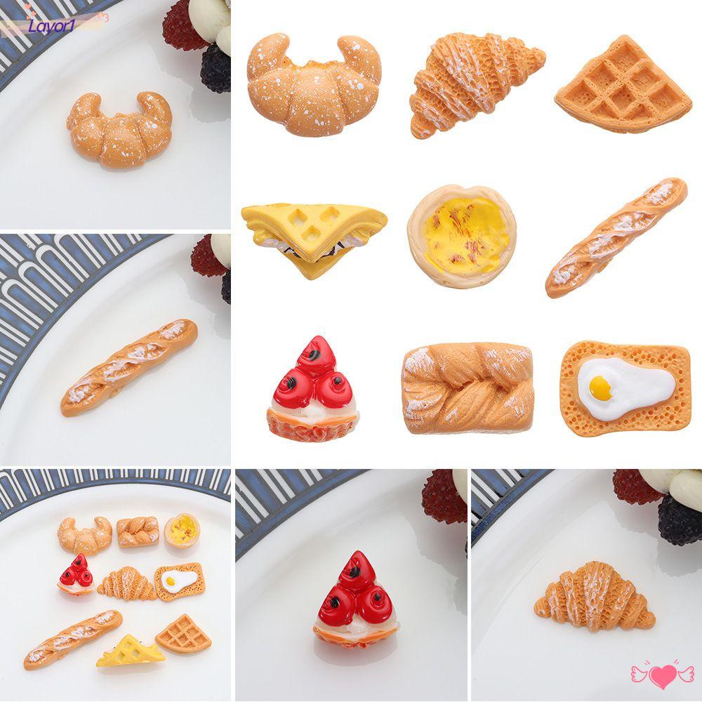 LAYOR1 Mô Hình Giày Bánh Mì Mini Trang Trí Điện Thoại