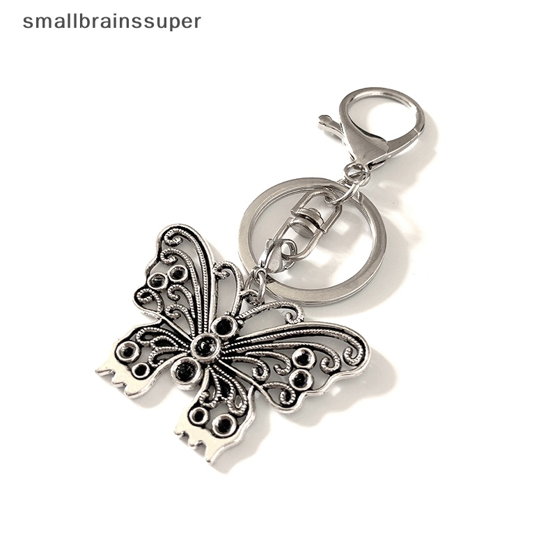 Móc Khóa Kim Loại Y2k Mặt Hình Bướm Vintage Trang Trí Điện Thoại / Túi Xách SBS