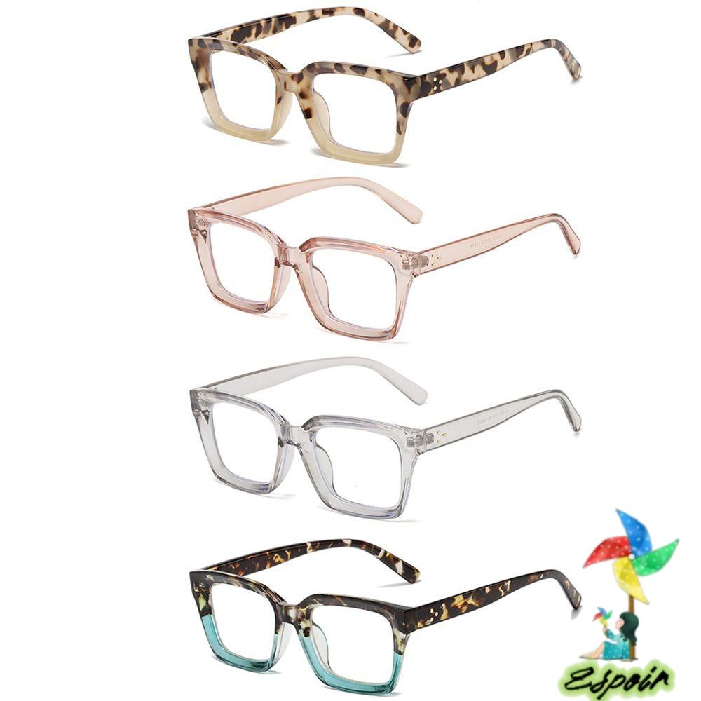 ESPO Mắt Kính Gọng Vuông PC Chống Tia UV Ánh Sáng Xanh Dương Siêu Nhẹ Thời Trang Cho Nữ