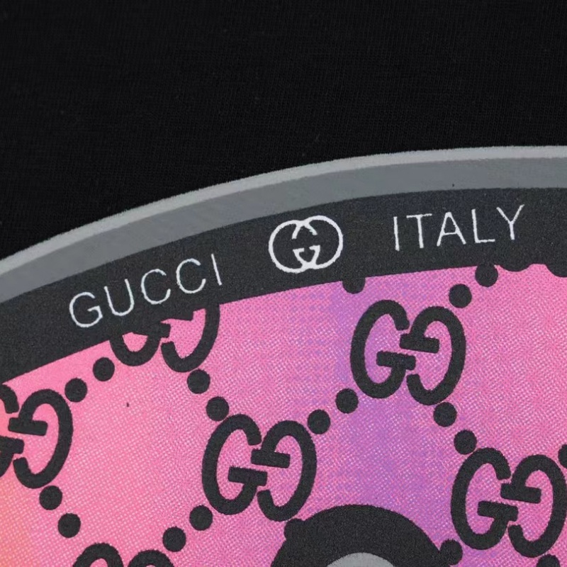 Áo Thun Tay Ngắn Cổ Tròn In Hình Mắt Kính Đôi Chữ G66 Thời Trang Unisex