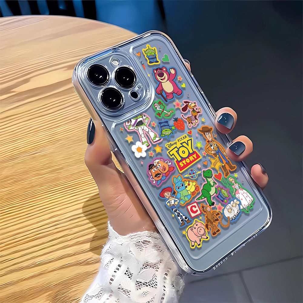 Ốp Điện Thoại Dẻo Họa Tiết Hoạt Hình Toy Story Dễ Thương Cho iPhone14Promax13 11 1278p