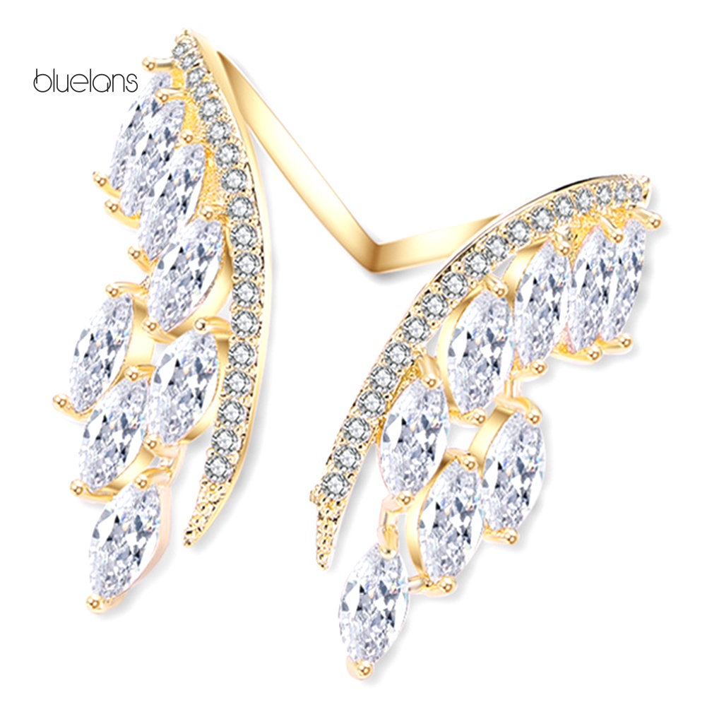 Nhẫn Hở Đính Đá Zirconia Thời Trang Cho Nữ