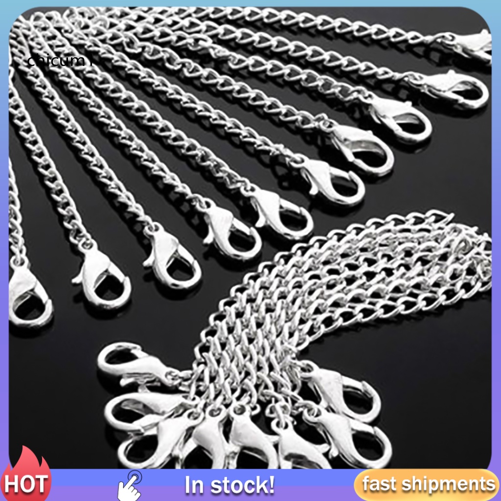 Set 20 Phụ Kiện Nối Dài Trang Sức Mạ Bạc Thời Trang