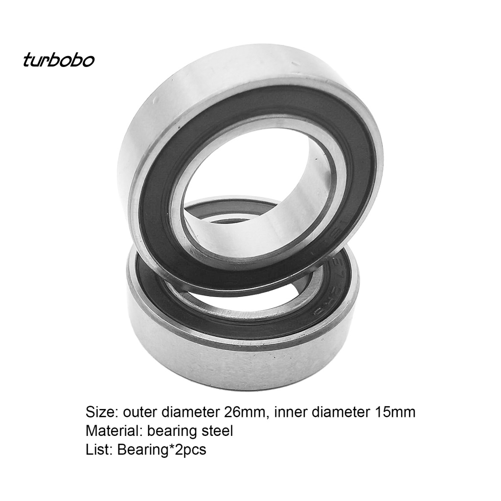 Set 2 Vòng Bi MR15267-2RS Bằng Thép Chịu Lực Cao Dành Cho Xe Đạp Tốc Độ Cao