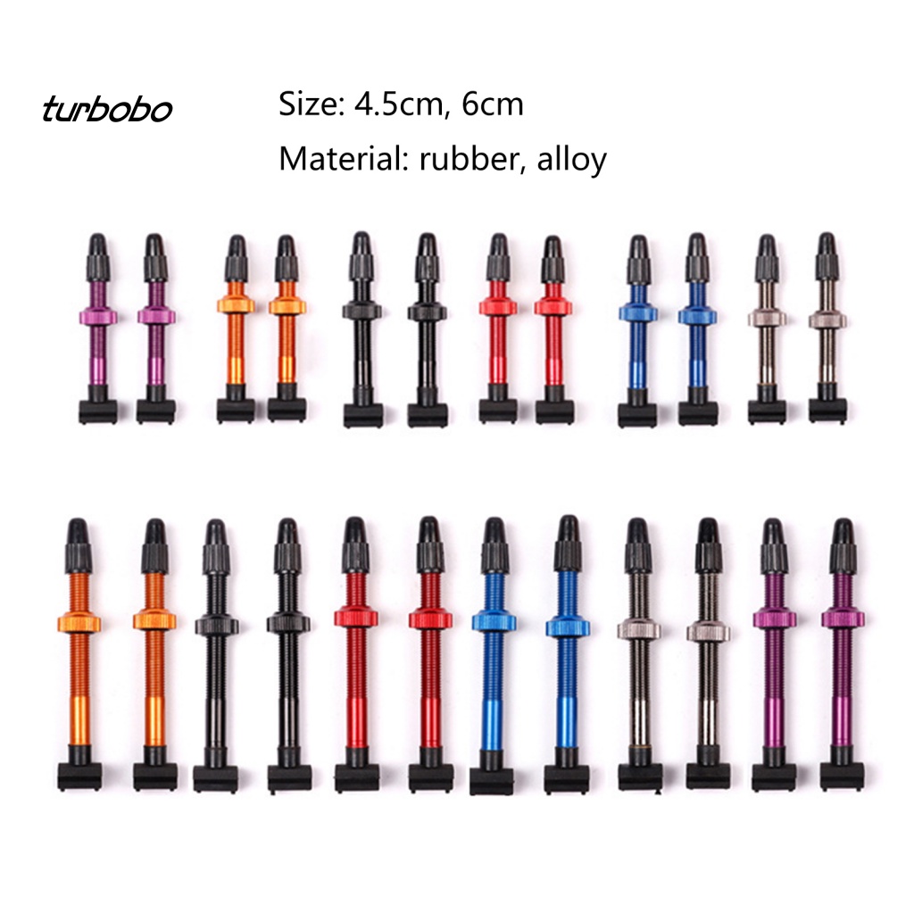 1 Cặp Van Bơm Hơi Xe Đạp Chống Thấm Nước Bền Chắc Tiện Dụng