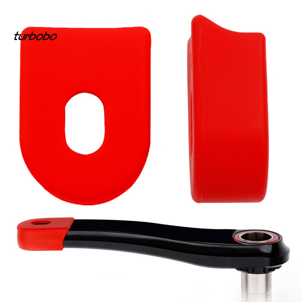 1 Cặp Vỏ Bọc Trục Khuỷu Bằng Silicon Mềm Linh Hoạt Chống Rách Độ Bền Cao Cho Xe Đạp