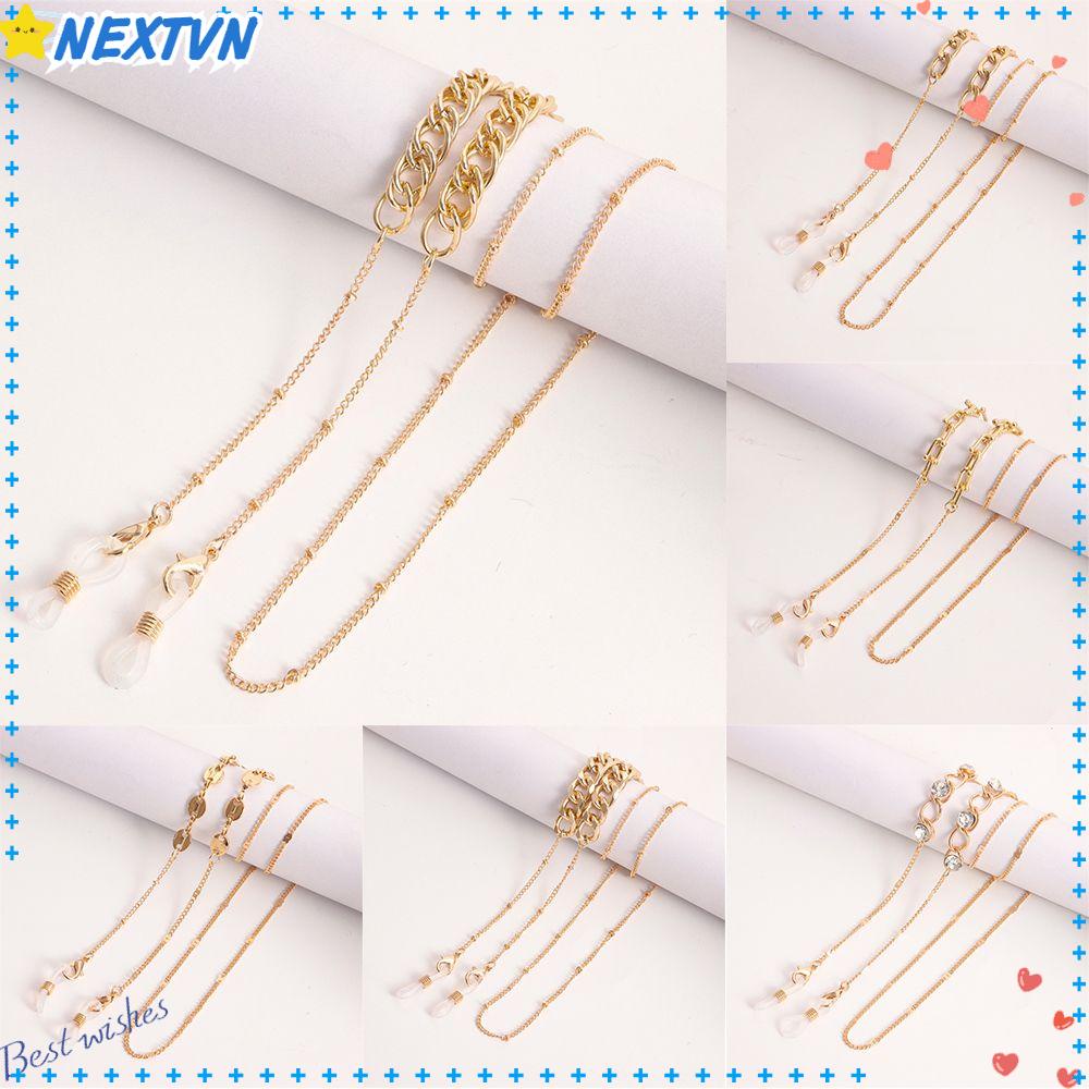 NEXTVN Dây Đeo Mắt Kính Bằng Kim Loại Tùy Chỉnh Tiện Dụng Cho Nữ