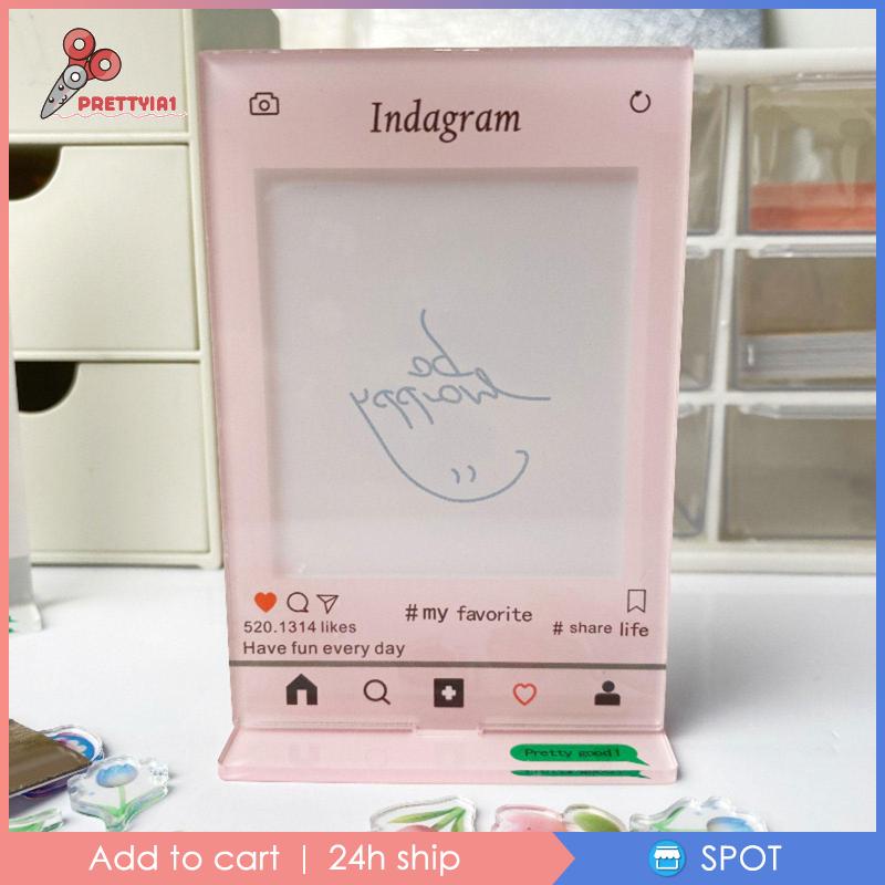 Khung Ảnh Acrylic Mini Để Bàn Phong Cách Hàn Quốc