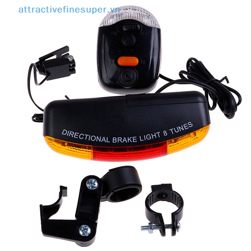 Afs Đèn Hậu + Còi Đa Năng Cho Xe Đạp Leo Núi