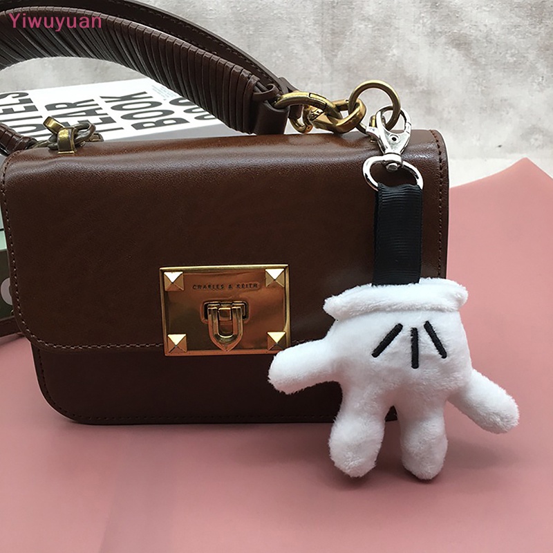 < Yiwuyuan > Móc Khóa Búp Bê Nhồi Bông Màu Trắng Nhỏ Nhắn Trang Sức Quà Tặng Mới Cho Nữ