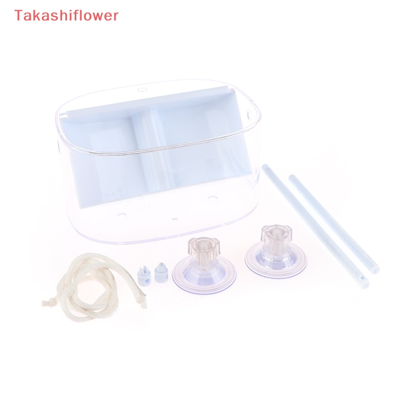 Khay Đựng Hạt Giống Gắn Cửa Sổ Bằng Acrylic Trong Suốt Hình Oval Có Giác Hút Mạnh Cho Chim