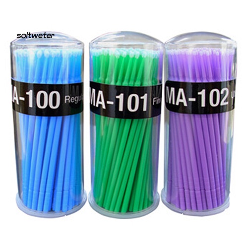 Set 100 Cọ Chuốt Mi Nhỏ Sử Dụng Một Lần Tiện Lợi