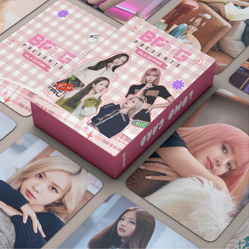Mới Set 54 Tấm Ảnh lomo card Nhóm Nhạc Blackpink