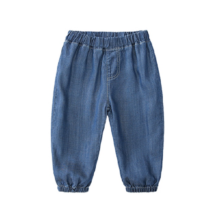 Quần Jean Dài Dáng Rộng Chống Muỗi Thời Trang Mùa Hè Hàn Quốc Giản Dị Dành Cho