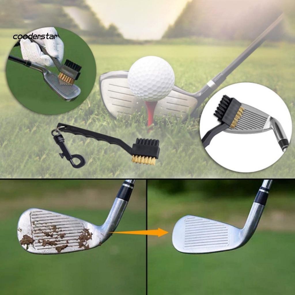 Cọ Vệ Sinh Gậy Đánh Golf Bằng Nylon Hai Mặt Chống Trượt Đa Năng Tiện Dụng