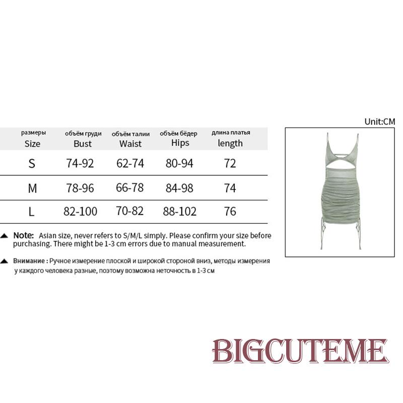 Đầm Dây Rút Cổ Chữ V Khoét Sâu Lấp Lánh Thời Trang Nữ