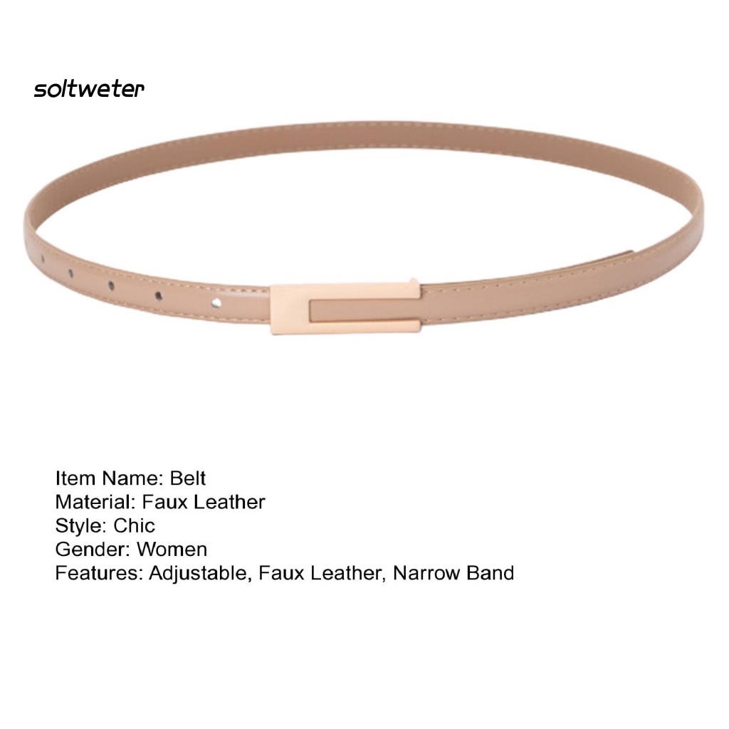 Thắt Lưng Nữ Màu Trơn Tùy Chỉnh Chống Vỡ Phong Cách Vintage