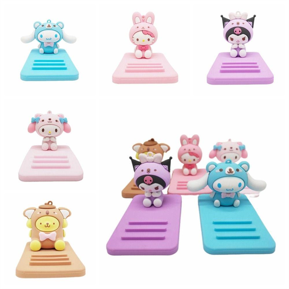 MALCOLM Giá Đỡ Điện Thoại Hình Melody Kuromi Hoạt Hình Cinnamoroll Sáng Tạo Để Bàn