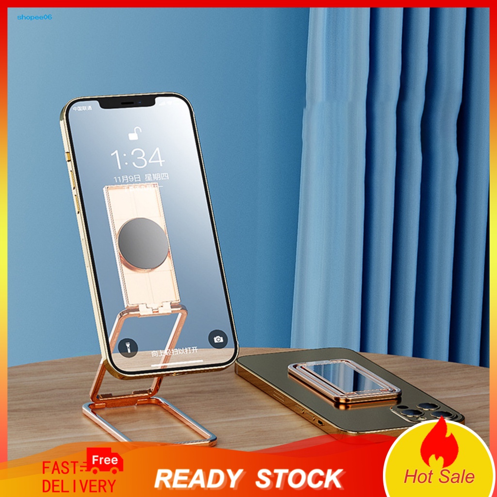 Giá Đỡ Điện Thoại / Máy Tính Bảng Nam Châm Xoay 360 Độ Thông Dụng Chịu Lực Mạnh Dùng Trong Nhà